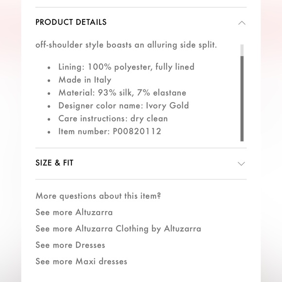 Altuzzara Sequin Lily Dress Gold brand new never worn - Picture 8 of 12